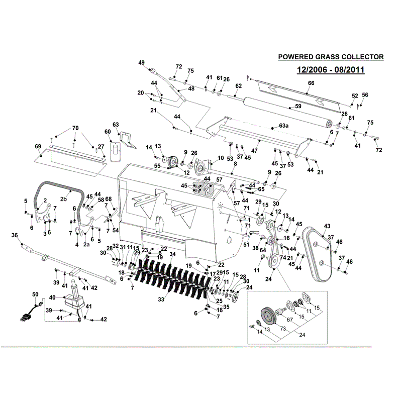 Westwood V Series HE Body 12/2006-08/2011 (12/2006-08/2011) Parts Diagram, Page 1