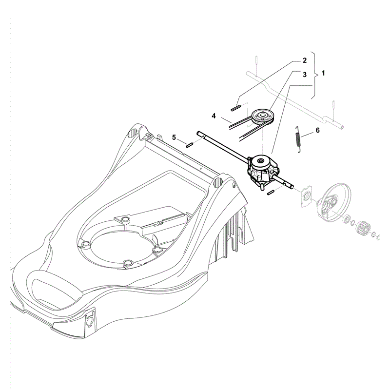 Mountfield SP414 (RS100 OHV) (2011) Parts Diagram, Page 4