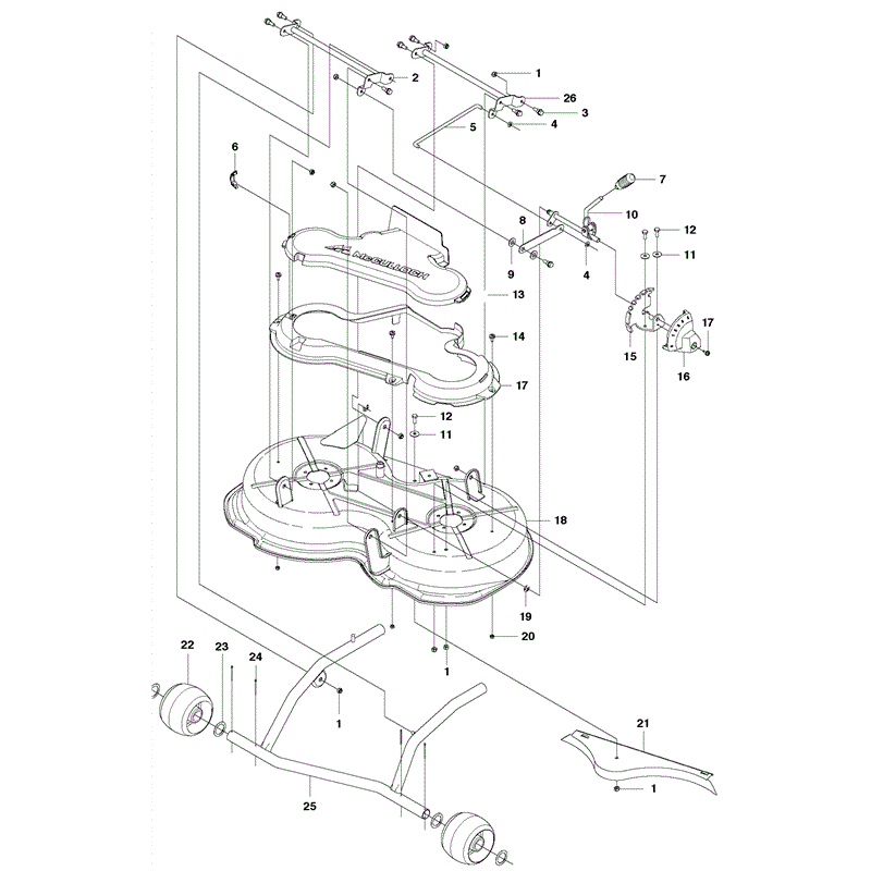 McCulloch M105-85F (2014) Parts Diagram, Page 2