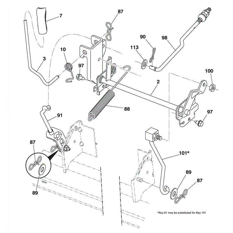 McCulloch M115-77HRB (96051001201- (2010)) Parts Diagram, Page 9