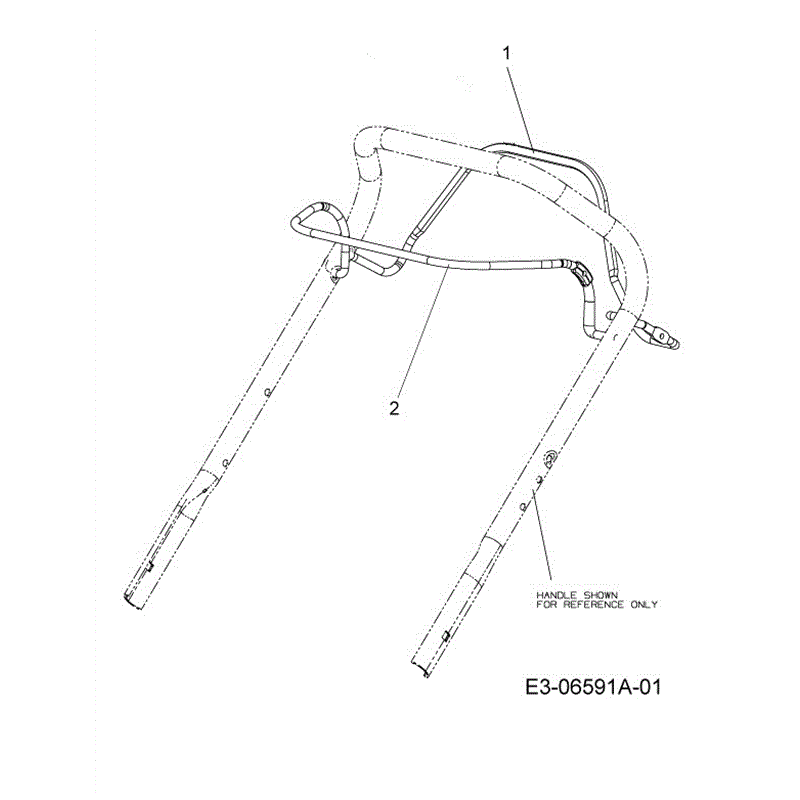 Efco LR 55 VBX 4-IN-1 CAT 2013 B&S Lawnmower (2013) Parts Diagram, Control Lever