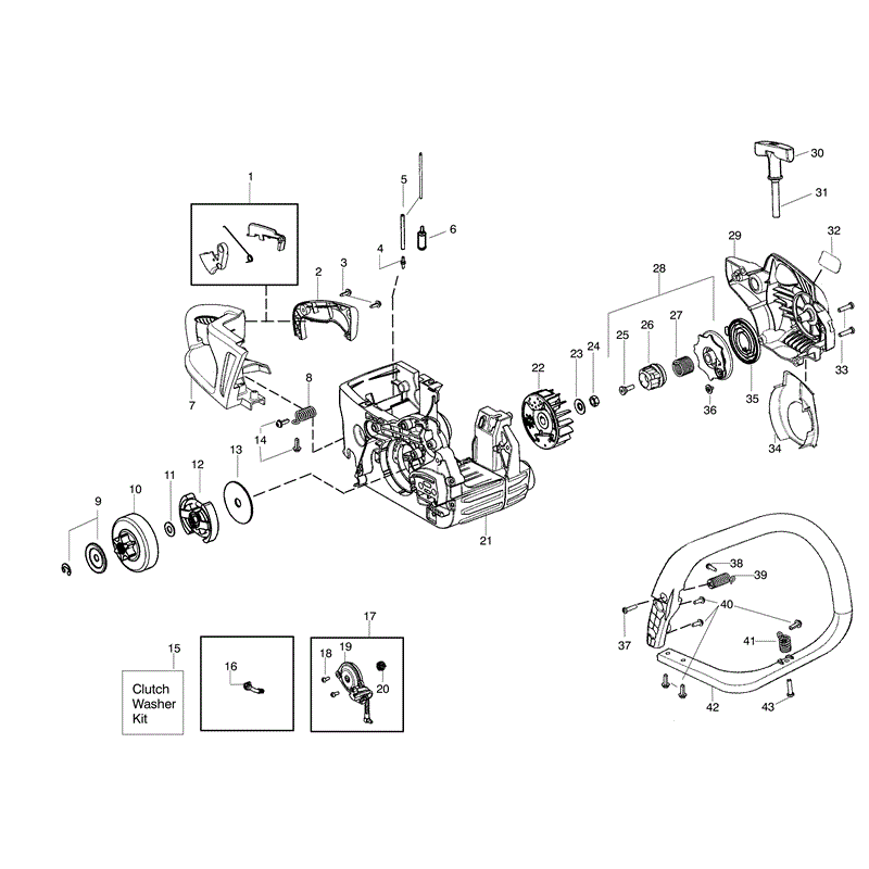 McCulloch CS360T (2012) Parts Diagram, Page 2