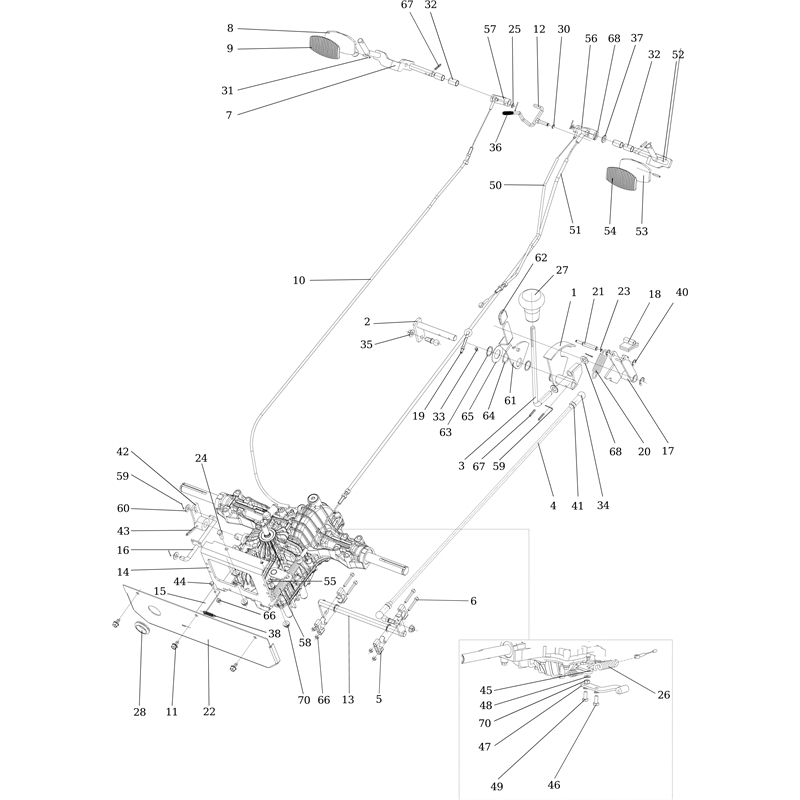 Oleo-Mac APACHE 92 EVO Cat.2015 (APACHE 92 EVO Cat.2015) Parts Diagram, Transmission