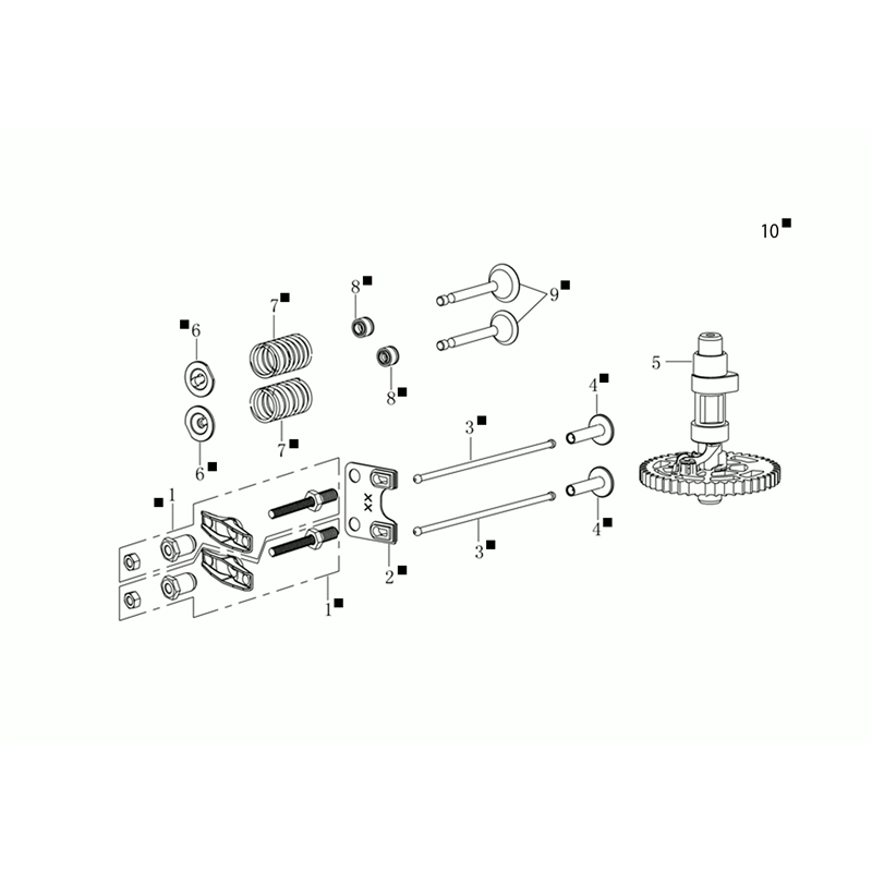Oleo-Mac G 48 TKE ALLROAD PLUS 4 (K655LI) EURO 5 (G 48 TKE ALLROAD PLUS 4 (K655LI) EURO 5) Parts Diagram, Reed valve kit