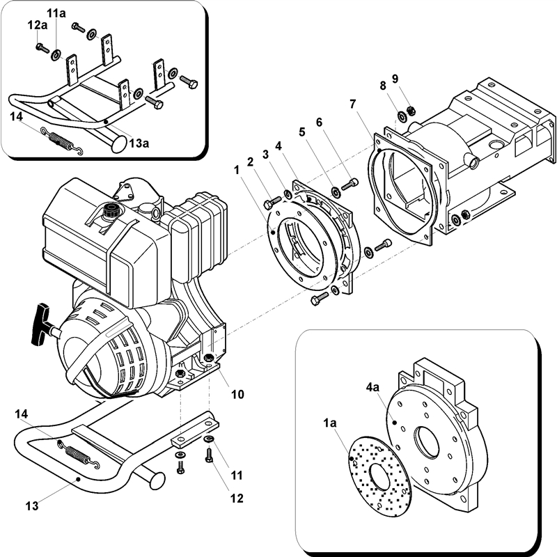 Bertolini 294 (294) Parts Diagram, Engine