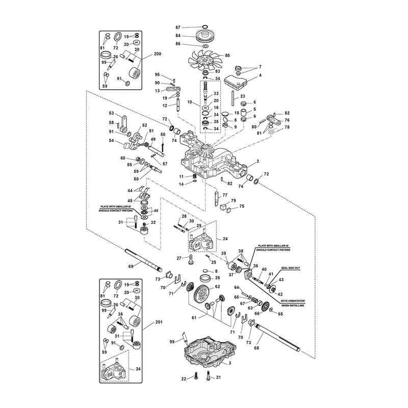 Mountfield 1736H Twin Lawn Tractor (2T0785483-M22 [2022-2023]) Parts Diagram, 9999999)