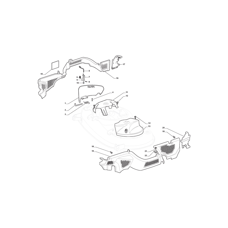 Mountfield 1538H-SD Lawn Tractor (1538H-SD (2019)) Parts Diagram, Guards