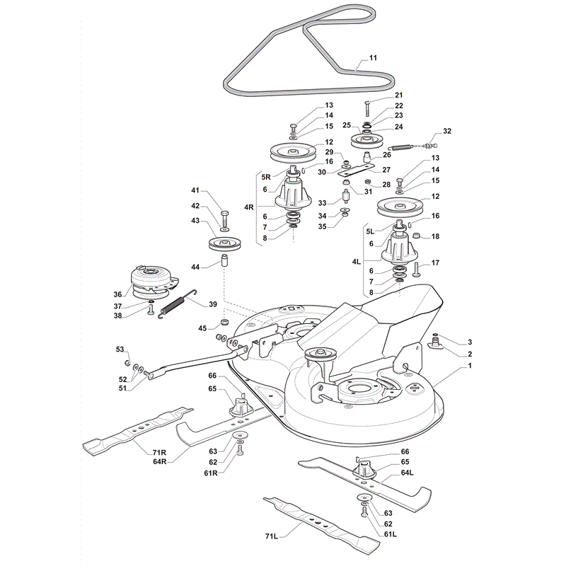 Mountfield 3000SH Lawn Tractor (2012) Parts Diagram, Page 8