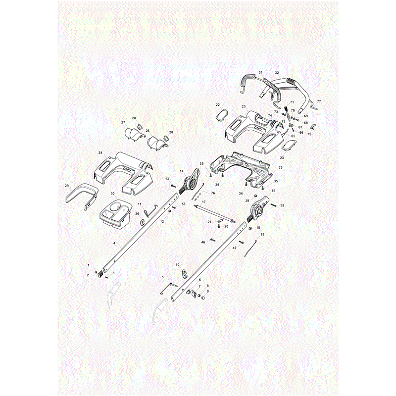 Castel / Twincut / Lawnking XA55MBSE (2009) Parts Diagram, Page 15