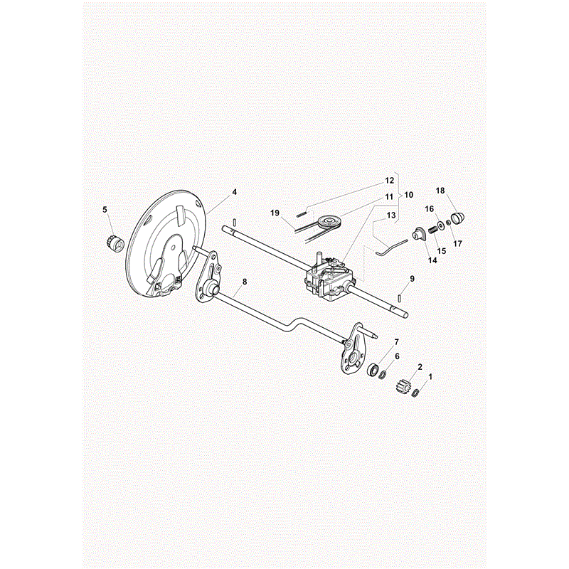Castel / Twincut / Lawnking XA55MBSE (2009) Parts Diagram, Page 19