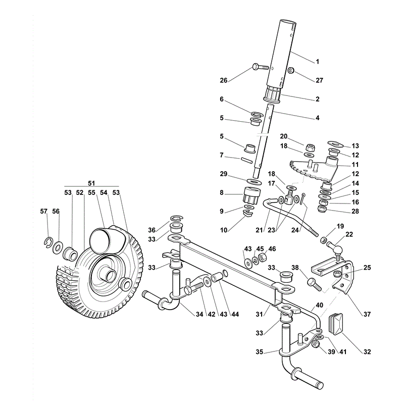 Mountfield R25V (Series 5500 OHV-196cc) (2011) Parts Diagram, Page 3