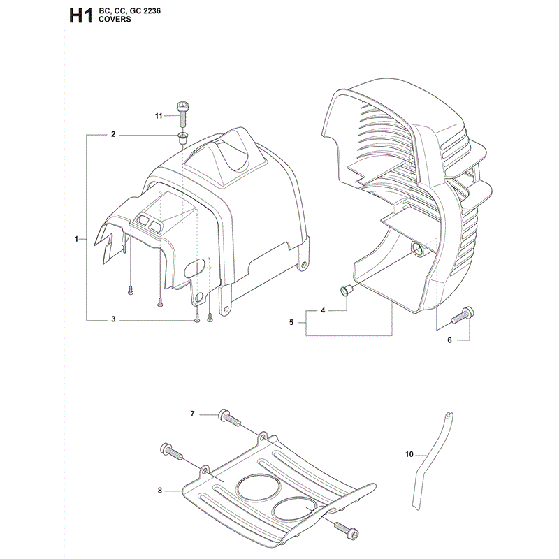 Jonsered BC2236 (2010) Parts Diagram, Page 7