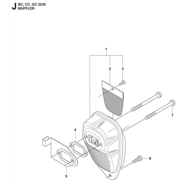 Jonsered BC2236 (2010) Parts Diagram, Page 9
