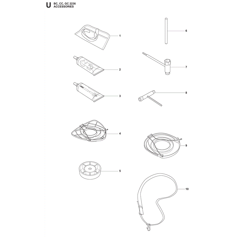Jonsered BC2236 (2010) Parts Diagram, Page 22