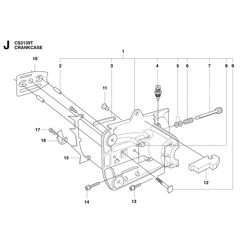 Jonsered 2139T (2010) Parts Diagram, Page 10