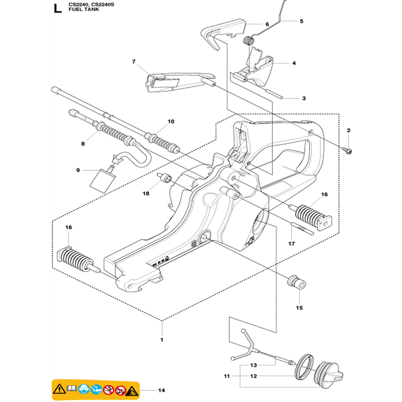 Jonsered 2234 (2010) Parts Diagram, Page 11