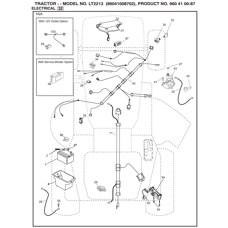 Jonsered LT2213 (2010) Parts Diagram, Page 3