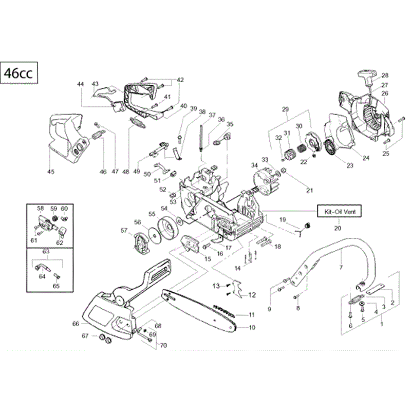 Jonsered 2138 (02-2009) Parts Diagram, Page 1