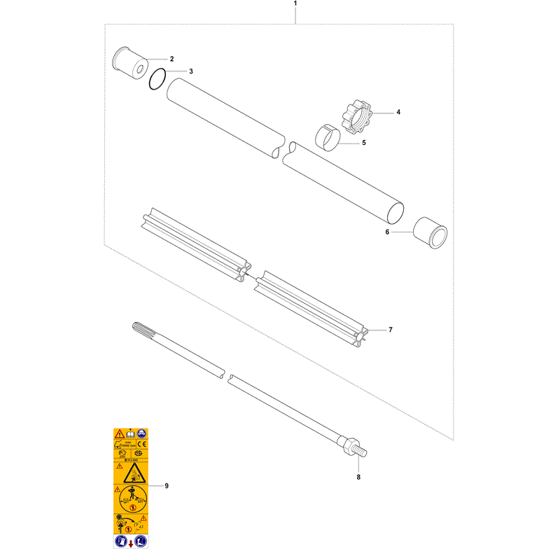 Husqvarna  345R (2008) Parts Diagram, Page 3