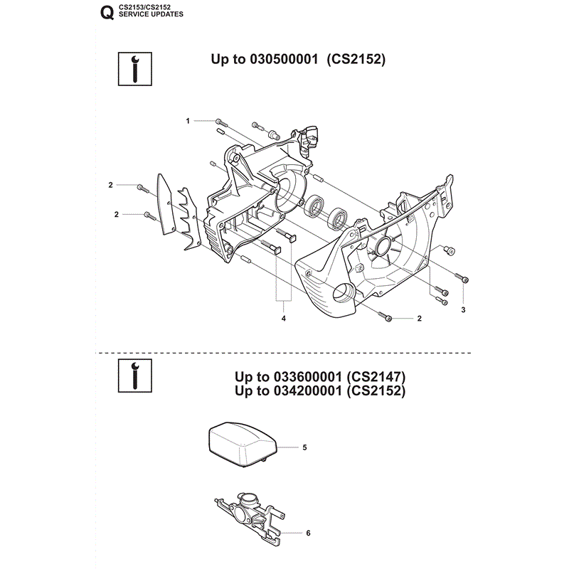 Jonsered 2153 (2009) Parts Diagram, Page 16