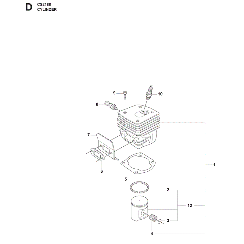 Jonsered 2188 (2009) Parts Diagram, Page 5