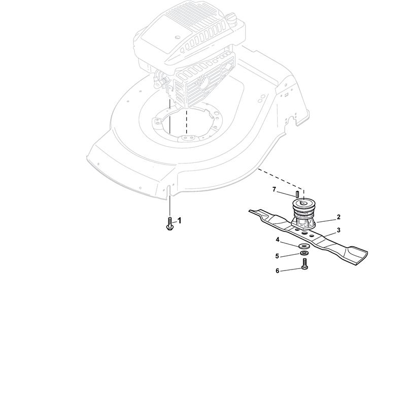 ATCO (New From 2012) LINER 18SE  (2014) (2014) Parts Diagram, Blade