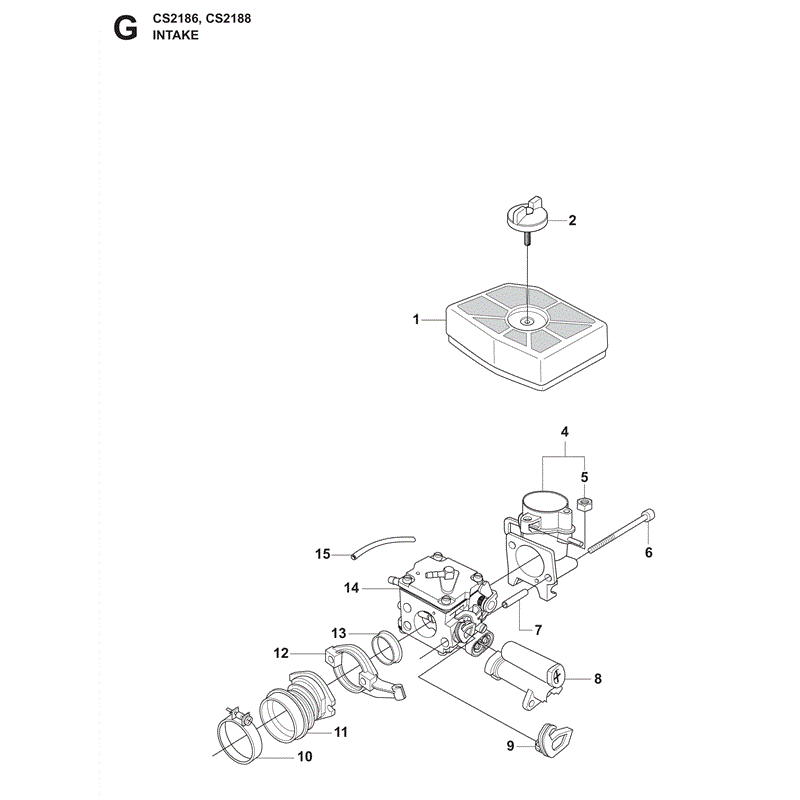 Jonsered 2188 (2009) Parts Diagram, Page 10
