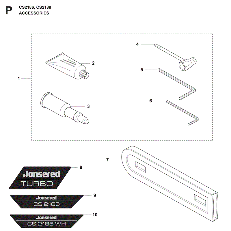 Jonsered 2188 (2009) Parts Diagram, Page 22
