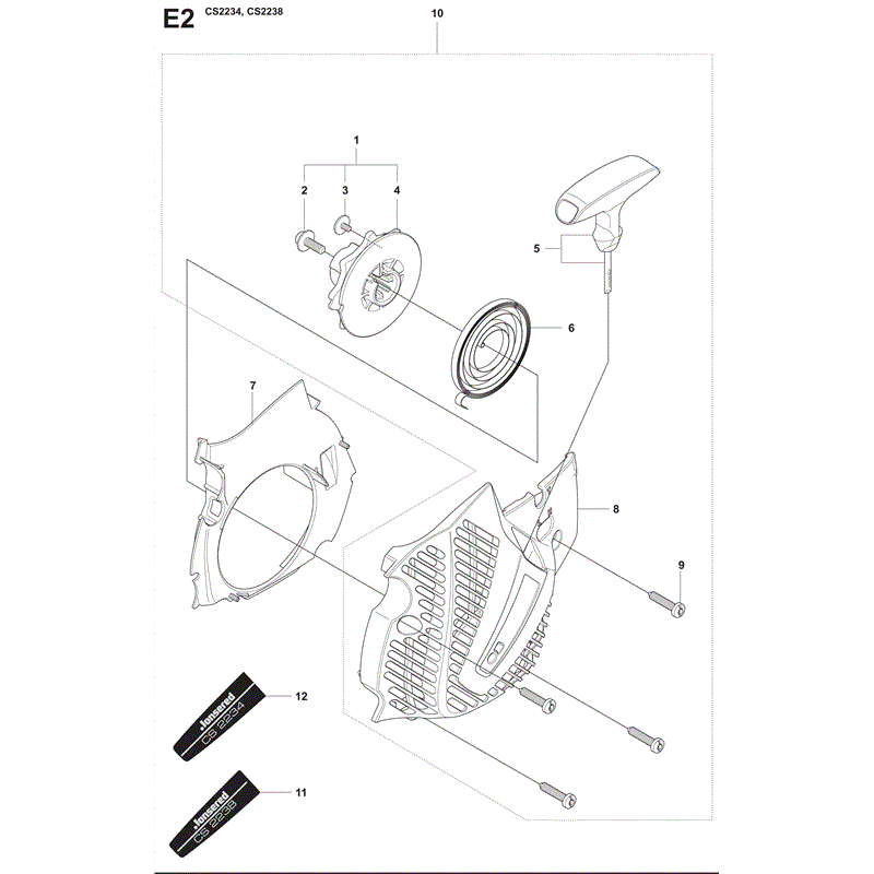 Jonsered 2234 (04-2009) Parts Diagram, Page 4