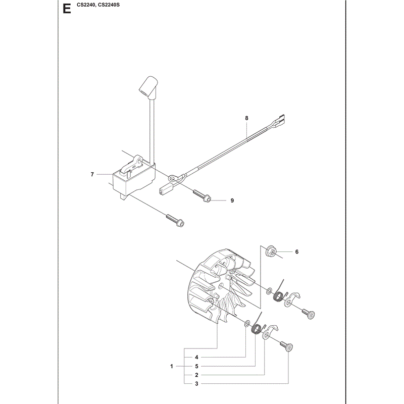 Jonsered 2240S (2009) Parts Diagram, Page 5