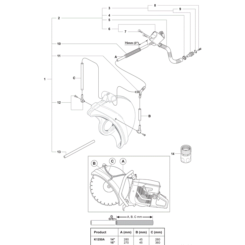 Husqvarna  K1250 RAIL (2008) Parts Diagram, Page 15