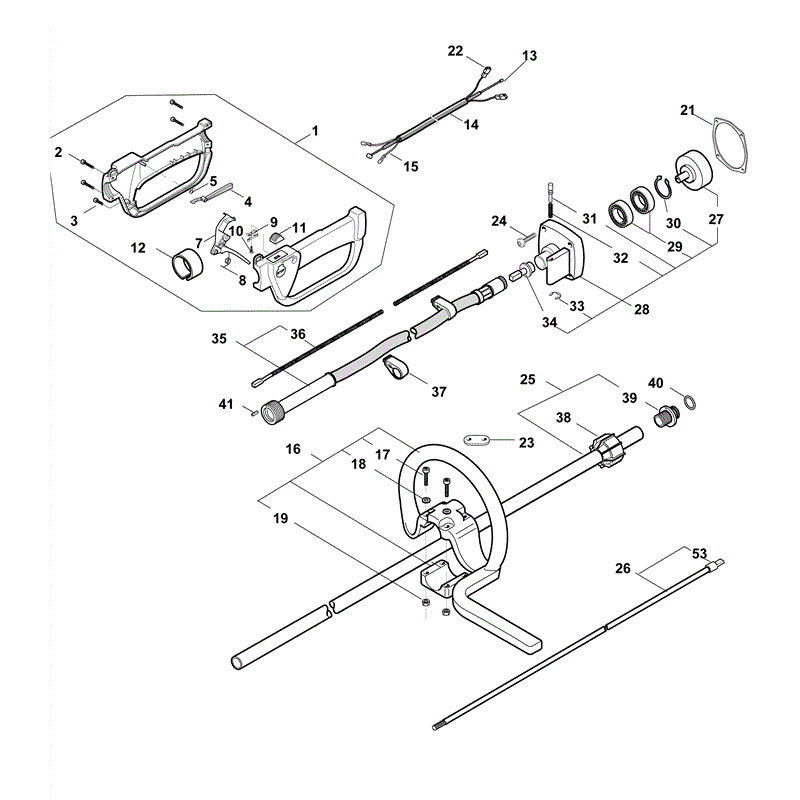 Mountfield MB 4303 Petrol Brushcutter [281622003/MO9] (2009) Parts Diagram, Page 2