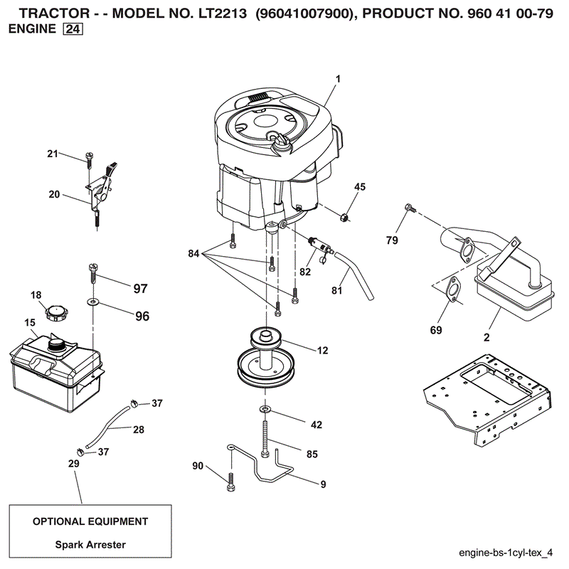 Jonsered LT2213 (2009) Parts Diagram, Page 6