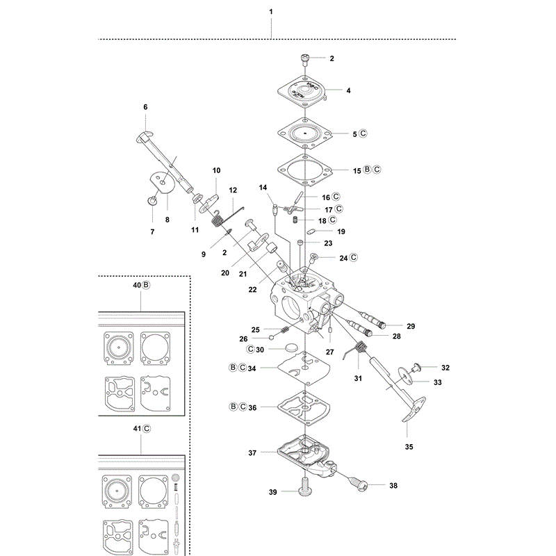 Husqvarna  326 (2009) Parts Diagram, Page 20