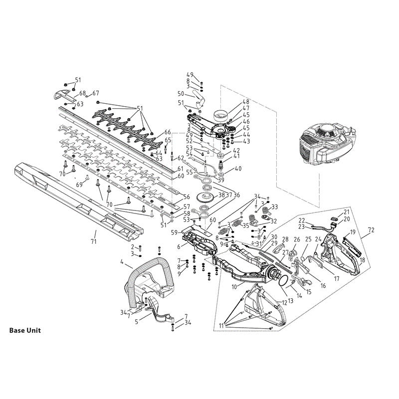Mitox 650DX (650DX) Parts Diagram, Blades