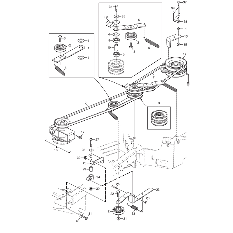 Stiga VILLA 320 HST (13-5711-51 [2013-2015]) Parts Diagram, PTO_0