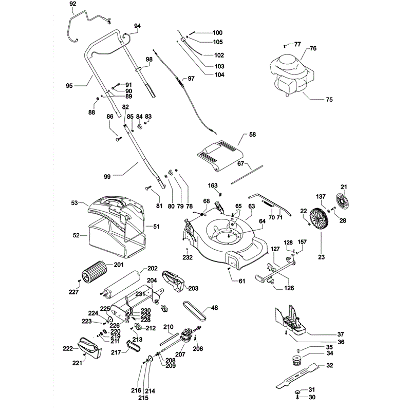McCulloch M46-500CD (96685500101) Parts Diagram, Page 1