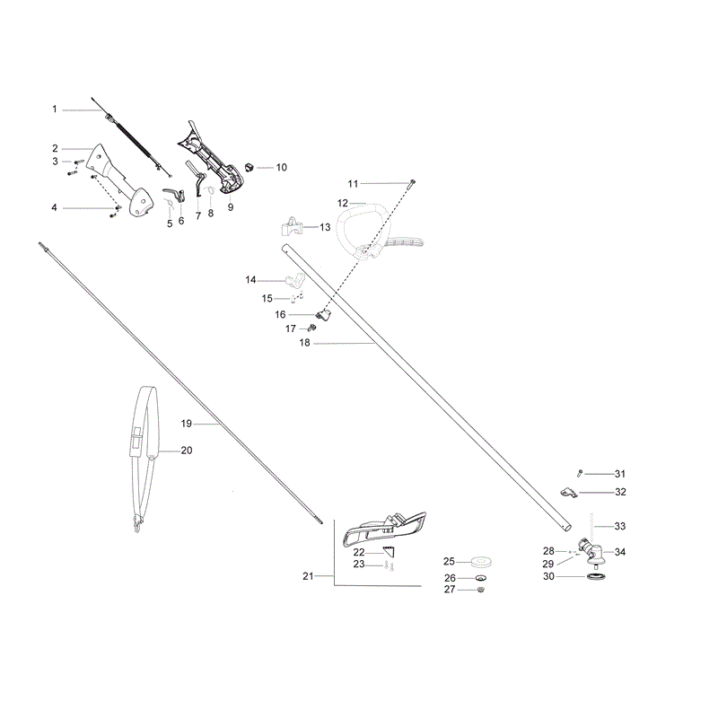 Husqvarna  128RJ (2010) Parts Diagram, Page 1