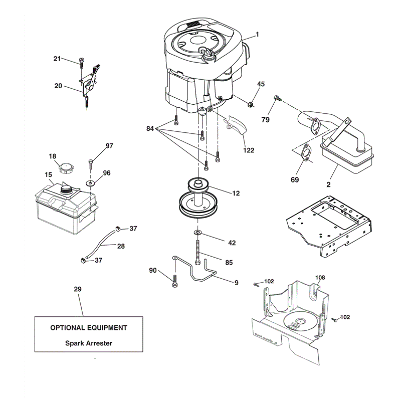 McCulloch M115-77RB (96041016500 - (2010)) Parts Diagram, Page 6
