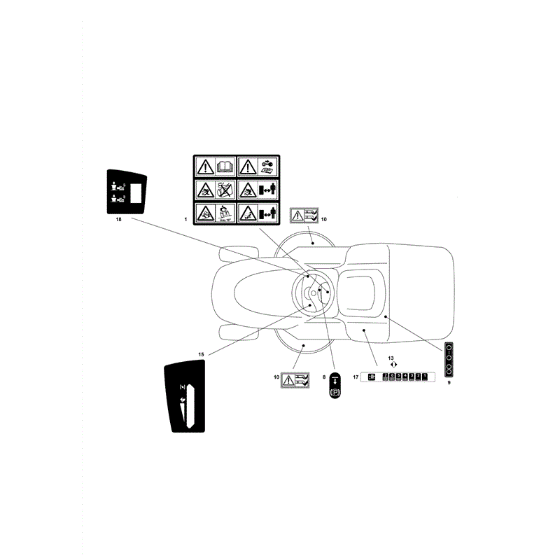 Castel / Twincut / Lawnking XT190HD (2009) Parts Diagram, Page 13