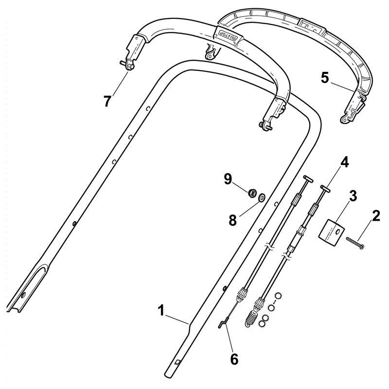Mountfield HP474 (RM45 OHV 140cc) (2011) Parts Diagram, Page 4