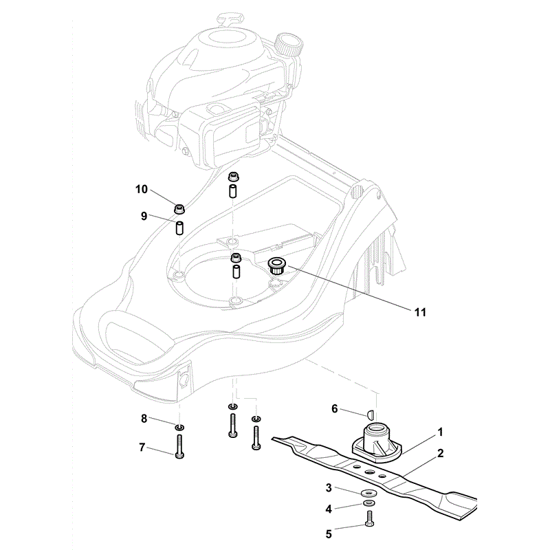 Mountfield HP414 (RS100 OHV) (2012) Parts Diagram, Page 4