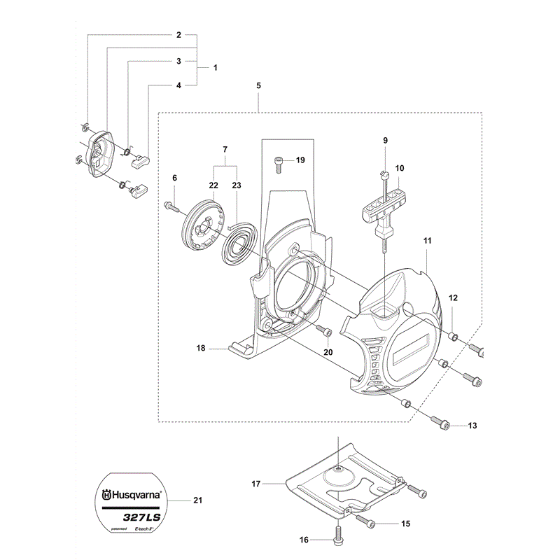 Husqvarna  327 (2012) Parts Diagram, Page 18