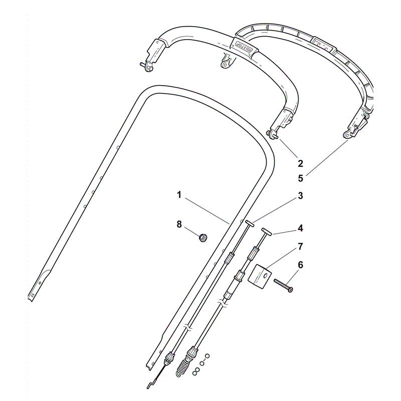 Mountfield SP555 (Honda GCV160) (2011) Parts Diagram, Page 3