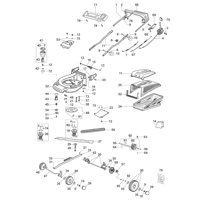 Oleo-Mac MAX 44 TH Plus-Cut (MAX 44 TH Plus-Cut) Parts Diagram, Illustrated parts list (Until May 2007)