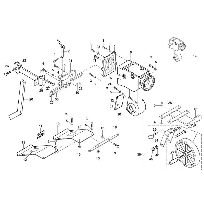 Bertolini 215 (2019) (215 (2019)) Parts Diagram, change gear box