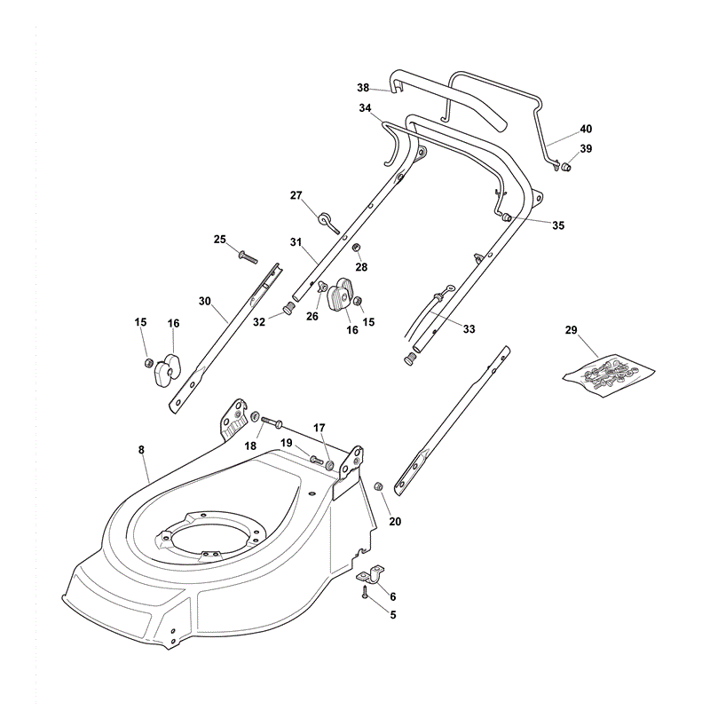 Mountfield S461R-PD-ES (2012) Parts Diagram, Page 1