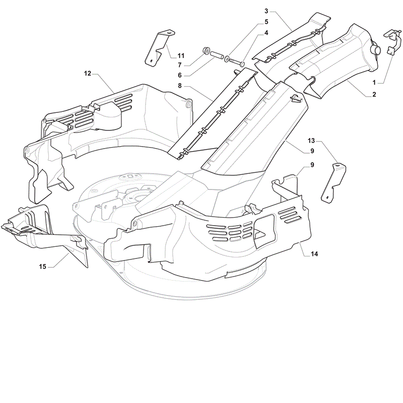 Mountfield T30M (Series 7500-432cc OHV) (2012) Parts Diagram, Page 9