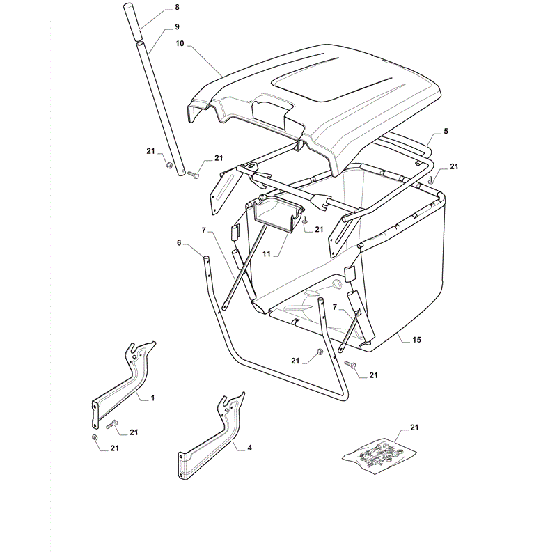 Mountfield 1430 Lawn Tractor (2012) Parts Diagram, Page 10