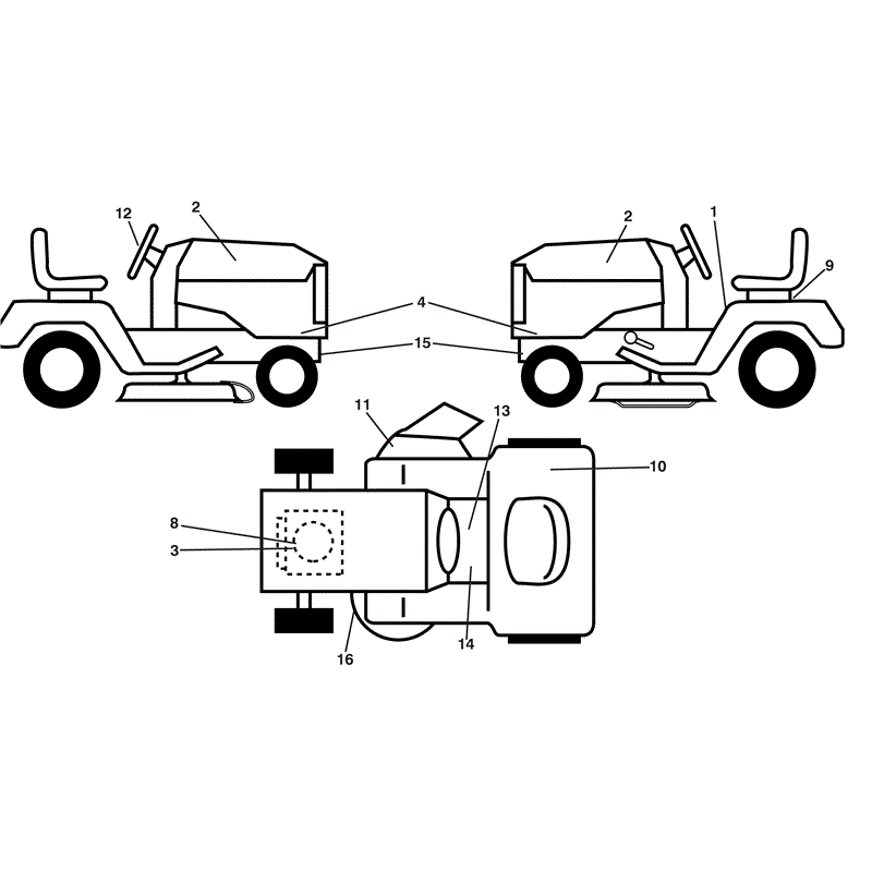 McCulloch M115-77RB (96051001101 - (2010)) Parts Diagram, Page 1
